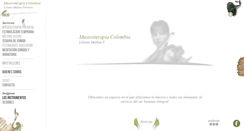 Desktop Screenshot of musicoterapiacolombia.com